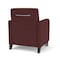 Lesro Siena Lounge Reception Guest Chair w/ Front Casters, 27 in W 29.5 in L 32.5 in H SN1101 - alternate 2